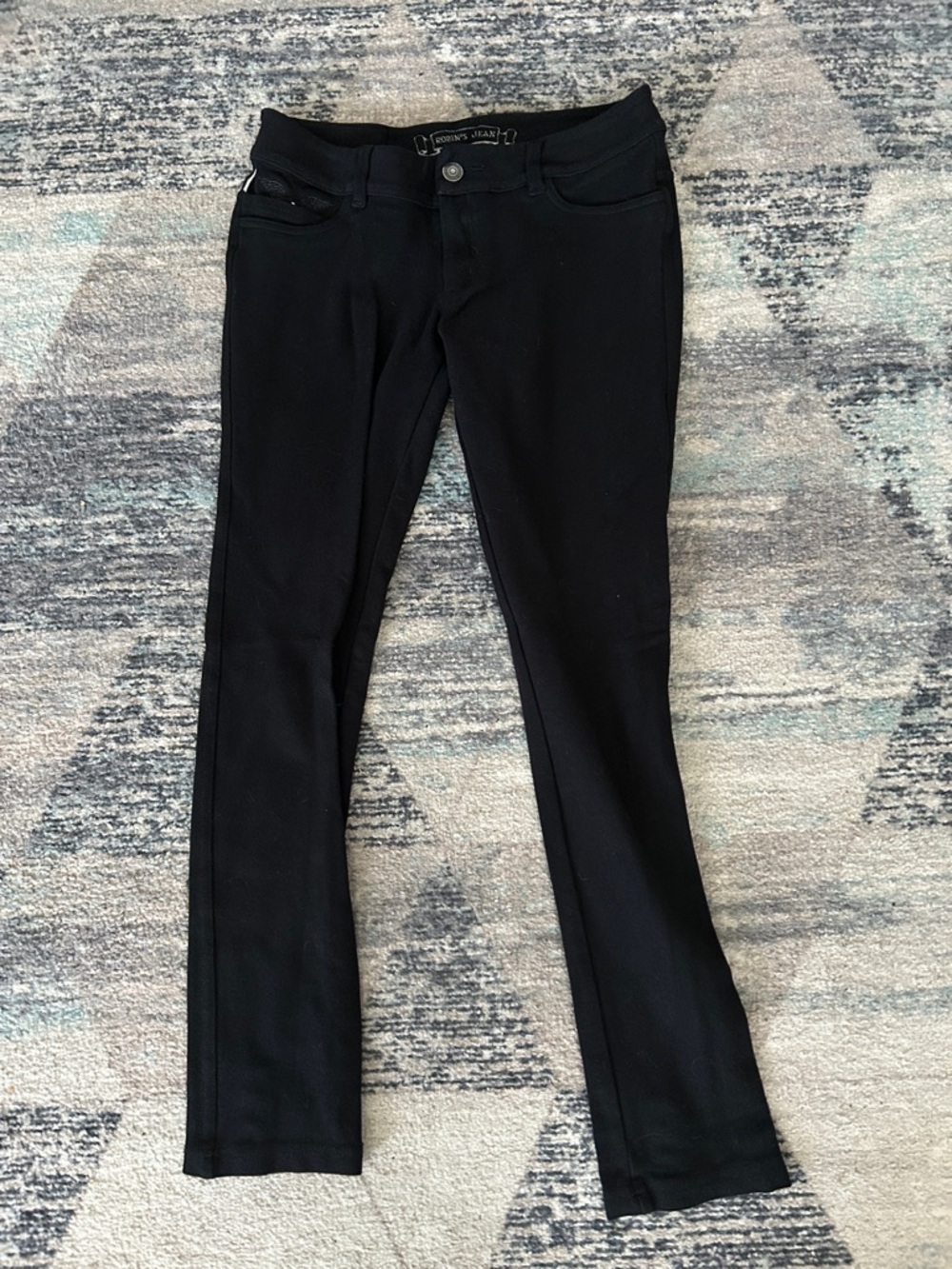 Robin's Jean Black Slim Fit Pants